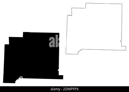 Carroll County (Tennessee) outline map set Stock Vector Image & Art - Alamy