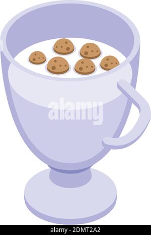 Turkish breakfast icon. Isometric of turkish breakfast vector icon for web design isolated on white background Stock Vector