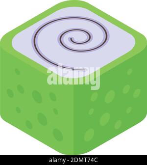 Turkish food icon. Isometric of turkish food vector icon for web design isolated on white background Stock Vector