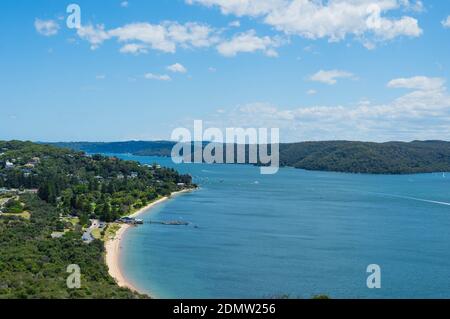The palm beach located in sydney Australia Stock Photo