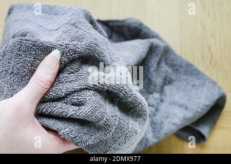 Soft towel fabric. Graphic resources Stock Photo