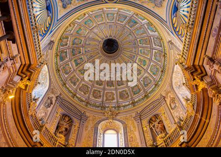 View of the dome of the Sacred Chapel of the Savior. Ubeda, Andalusia, Spain Stock Photo