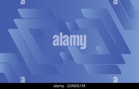 Blue gradient geometric shapes abstract background vector illustration. Stock Vector