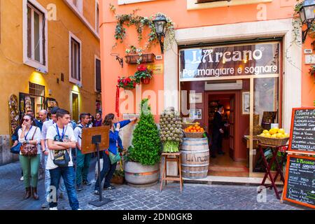 Via del Seminario, Rome, Italy, Europe Stock Photo