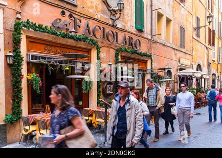 Via del Seminario, Rome, Italy, Europe Stock Photo