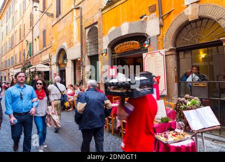 Via del Seminario, Rome, Italy, Europe Stock Photo