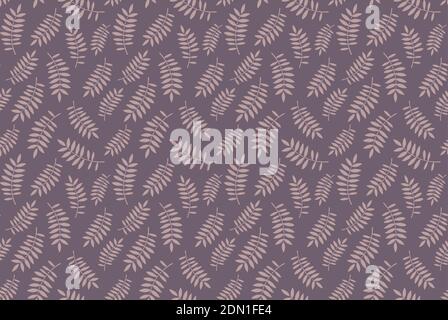 Palm leaves seamless pattern. Floral simple pattern. Vector illustration. Stock Vector