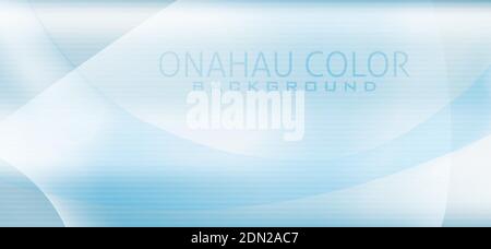 Abstract light onahau blue background with round transparent shapes. Vector graphic wallpaper Stock Vector