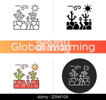 Climate change icon Stock Vector
