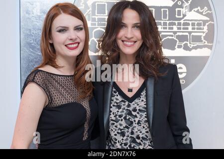 Elodie Frege and Linda Hardy attending the opening of the new store La Prairie in Paris, France, on January 20, 2015. Photo by Nicolas Gouhier/ABACAPRESS.COM Stock Photo