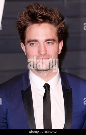 Robert Pattinson attends the 2015 Vanity Fair Oscar Party hosted by Graydon Carter at Wallis Annenberg Center for the Performing Arts on February 22, 2015 in Beverly Hills, Los Angeles, CA, USA. Photo by Chris Elise/ABACAPRESS.COM Stock Photo