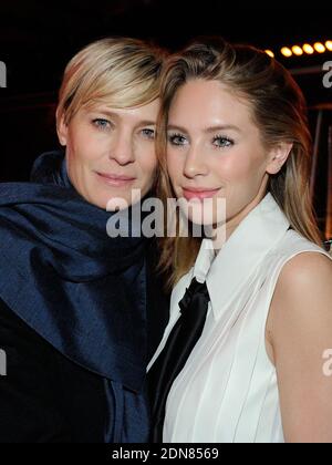 Robin Wright, Dylan Frances Penn attending Jalouse party at l' Arc in Paris, France on January 27, 2015. Photo by Alban Wyters/ABACAPRESS.COM Stock Photo