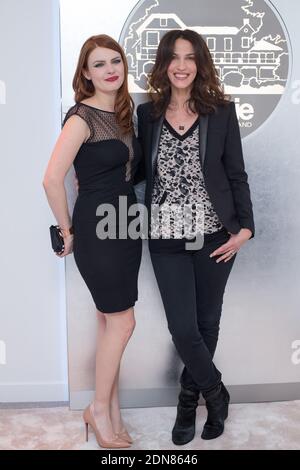 Elodie Frege and Linda Hardy attending the opening of the new store La Prairie in Paris, France, on January 20, 2015. Photo by Nicolas Gouhier/ABACAPRESS.COM Stock Photo