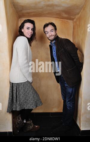 Elodie Bouchez and Jonathan Lambert pose during the 22nd International Fantastic Film Festival (Festival International du Film Fantastique de Gerardmer) in Gerardmer, France on January 31, 2015. Photo by Aurore Marechal/ABACAPRESS.COM Stock Photo