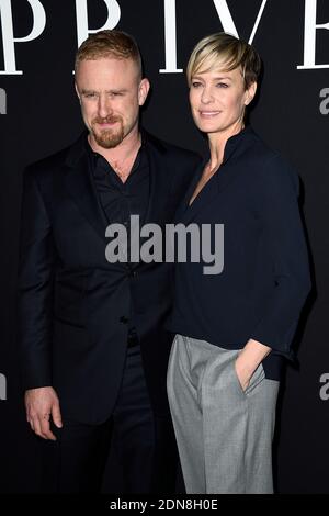 Ben Foster and Robin Wright attending Giorgio Armani Prive Spring