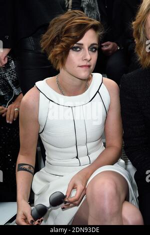 Kristen Stewart attending Chanel Spring-Summer 2015 Haute-Couture collection show held at Le Grand Palais in Paris, France, on January 27, 2015. Photo by Nicolas Briquet/ABACAPRESS.COM Stock Photo
