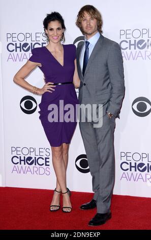 Daniela Ruah and Eric Christian Olsen attend the 41st Annual People's Choice Awards at Nokia Theatre LA Live on January 7, 2015 in Los Angeles, CA, USA. Photo by Lionel Hahn/ABACAPRESS.COM Stock Photo