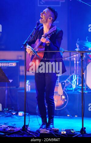 Asaf Avidan performing during a concert given to promote his new album 'Gold Shadow' on France Inter radio station at the Maison de la Radio in Paris, France, on January 09, 2015. Photo by Aurore Marechal/ABACAPRESS.COM Stock Photo