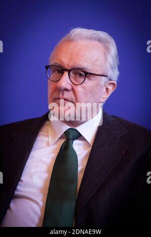 French chef Alain Ducasse attending a press conference for 'Gout de France/Good France' held at the Ministery of Foreign Affairs, in Paris, France on January 21, 2015. Photo by Audrey Poree/ABACAPRESS.COM Stock Photo