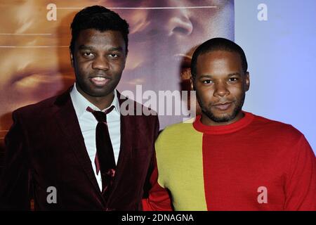 Prince Jean-Barthelemy Bokassa and Coreon Du attending the Kuduro party for the launching of Coreon Du's new album 'Binario' at the Cervantes Institute in Paris, France, on January 22, 2015. Photo by Aurore Marechal/ABACAPRESS.COM Stock Photo