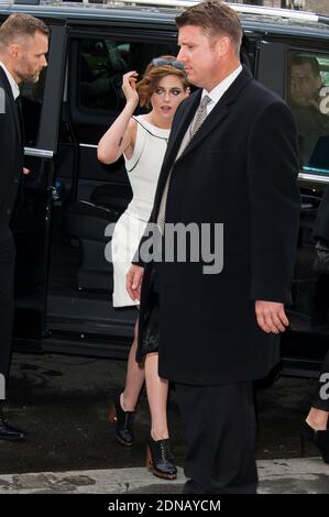 Kristen Stewart arriving to the Chanel Spring-Summer 2015 Haute Couture collection show held at Le Grand Palais in Paris, France, on January 27, 2015. Photo by Nicolas Genin/ABACAPRESS.COM Stock Photo