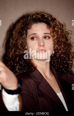 Star of 'The Vanishing,' Nancy Travis, February 4th, 1993 / File Reference # 34000-1365PLTHA Stock Photo