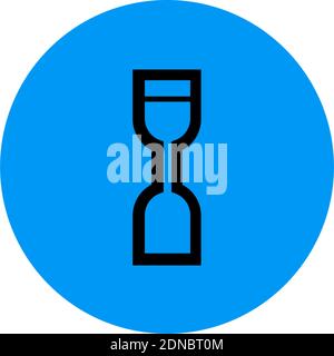 Isolated clock wait financials digital marketing icon- Vector Stock Vector