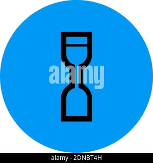 Isolated clock wait financials digital marketing icon- Vector Stock Vector