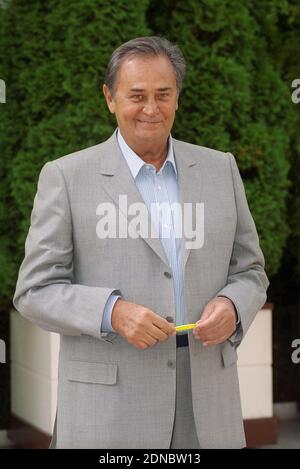 File photo of actor Roger Hanin taken on August 29, 2001 in Paris, France. Hanin died at 89 it was announced on Wednesday. Photo by Pascal Baril/ABACAPRESS.COM Stock Photo