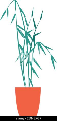 Isolated small plant hygge style icon - Vector Stock Vector
