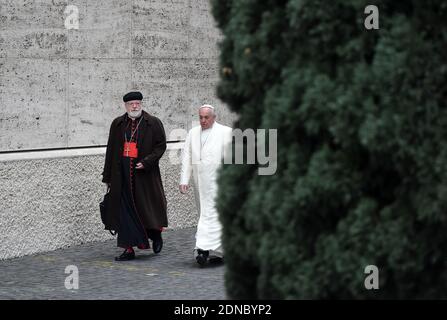 Cardinal Seán Patrick O'Malley arrives to attend a mass on the last of ...