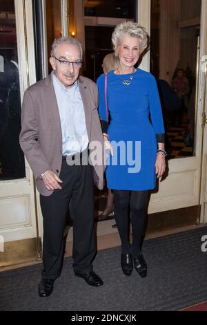 Daniele Gilbert and her husband Patrick Semana attending the 'Gala d'Enfance Majuscule', a charity to fight child abuse, at Salle Gaveau in Paris, France on March 09, 2015. Photo by Audrey Poree/ABACAPRESS.COM Stock Photo