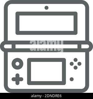 Nintendo Ds Simple vector icon. Illustration symbol design template for ...