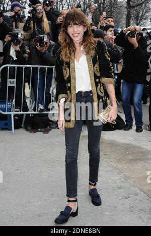 Lou Doillon arrives to the Chanel Fall/Winter 2015-2016 Ready-to-Wear collection show held at the Grand Palais in Paris, France, on March 10, 2015. Photo by Aurore Marechal/ABACAPRESS.COM Stock Photo