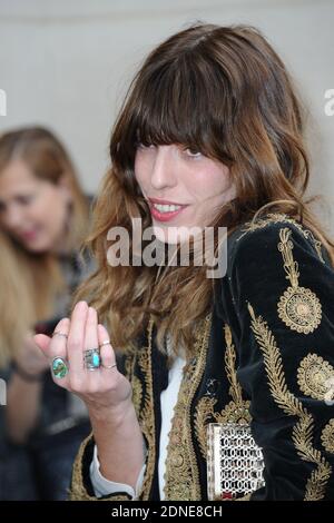Lou Doillon arrives to the Chanel Fall/Winter 2015-2016 Ready-to-Wear collection show held at the Grand Palais in Paris, France, on March 10, 2015. Photo by Aurore Marechal/ABACAPRESS.COM Stock Photo