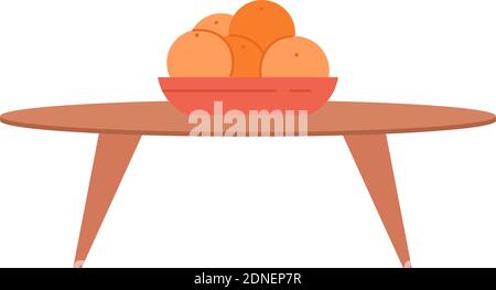 Isolated small table household items icon- Vector Stock Vector