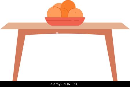 Isolated small table household items icon- Vector Stock Vector