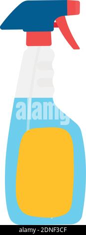 Isolated bottle cleaning products soap icon - Vector Stock Vector