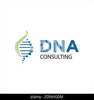 dna symbol vector illustration template Stock Vector