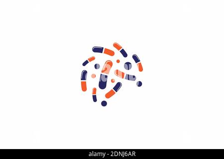 Pharmacy Logo Template, Icon, Symbol, design Stock Vector
