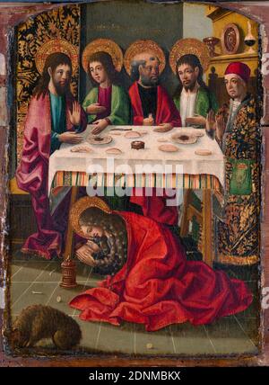 Mary Magdalene anointing the feet of Jesus, c1860. Artist: Unknown ...