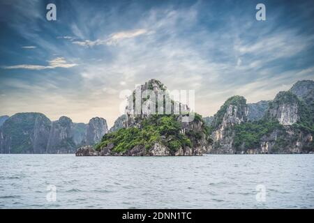 Picturesque sea landscape. Ha Long Bay, Vietnam Stock Photo