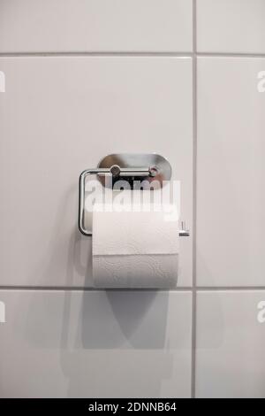 Toilet roll holder Stock Photo