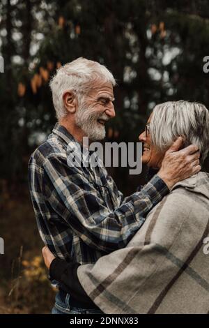 Happy senior couple together Stock Photo