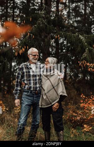 Senior couple standing together Stock Photo