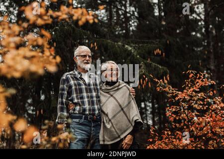Senior couple standing together Stock Photo
