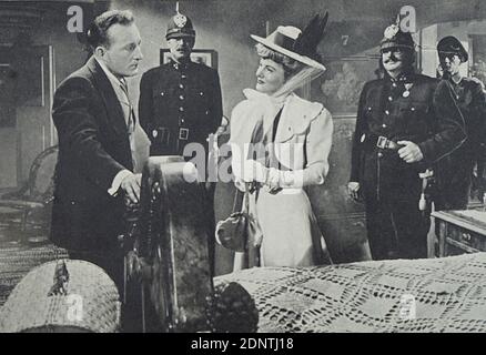 Film still from 'The Emperor Waltz' starring Bing Crosby, Joan Fontaine, Richard Haydn, and Lucile Watson. Stock Photo