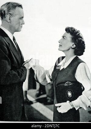 Film still from 'The Damned Don't Cry' starring Joan Crawford and David Brian. Stock Photo