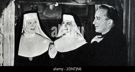 Film still from 'The Bells of St. Mary's' starring Ingrid Bergman, Henry Travers, Bing Crosby, and Joan Caroll. Stock Photo