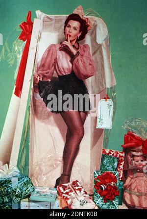 Photograph of Ann Miller (1923-2004) an American dancer, singer and actress. Stock Photo